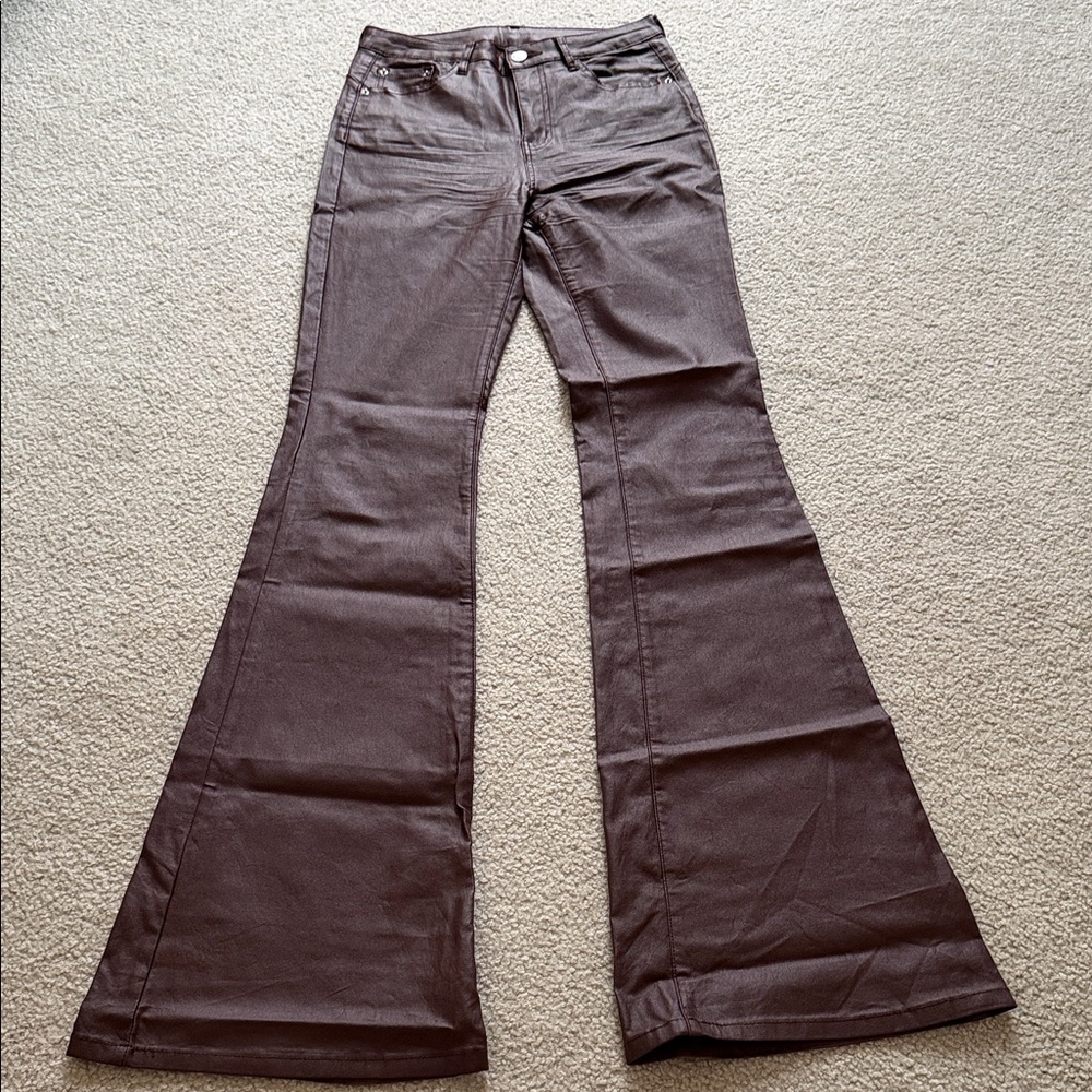 Brown Flared Women's Pants